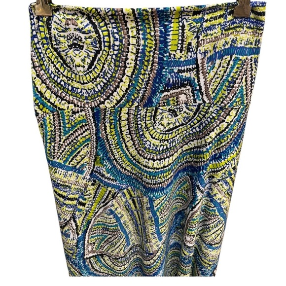 Valerie Stevens Foldover Maxi Skirt – Size L, Abstract Print (NWOT) - Picture 3 of 4
